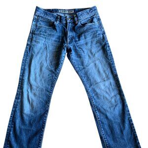 Express Kingston Classic Fit Straight Leg Jeans 30x30 Light Wash | Pre-owned